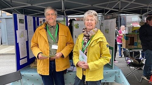 Cllrs Robert and Suzy at Green Fayre